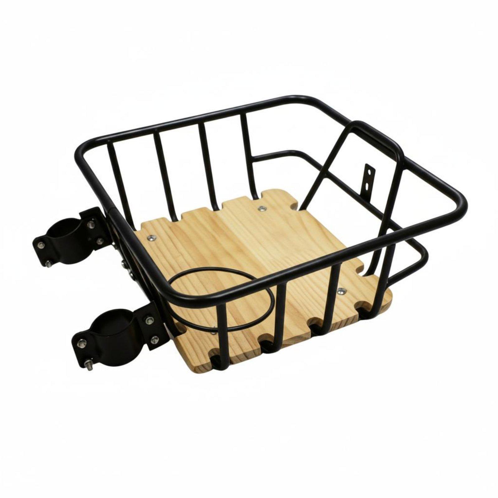 Commuter Biking - Metal Bike Basket Drink Holder Vehicle