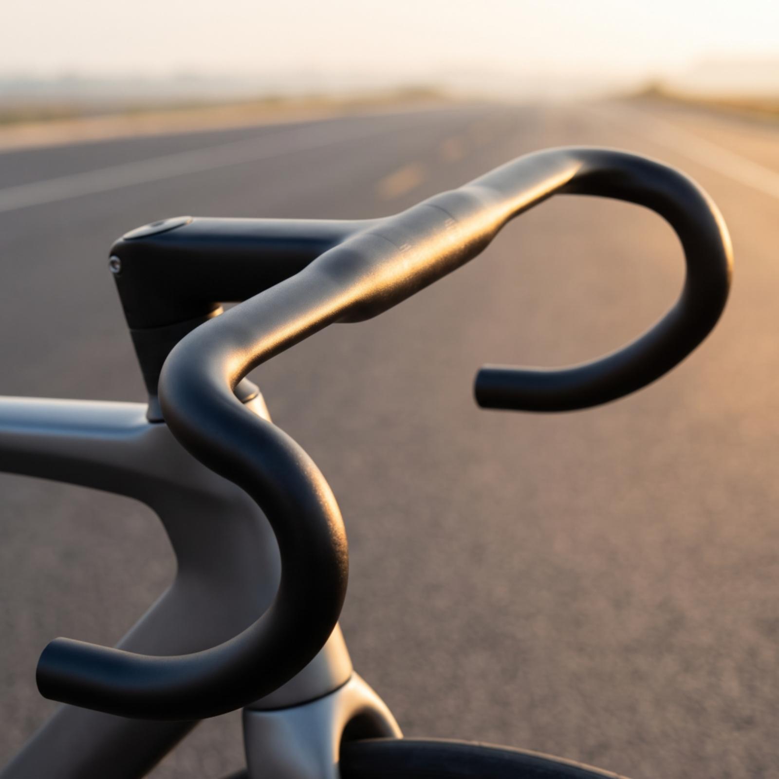 Cycling Commute Speed - Sleek Low Profile Road Handlebar Aluminum