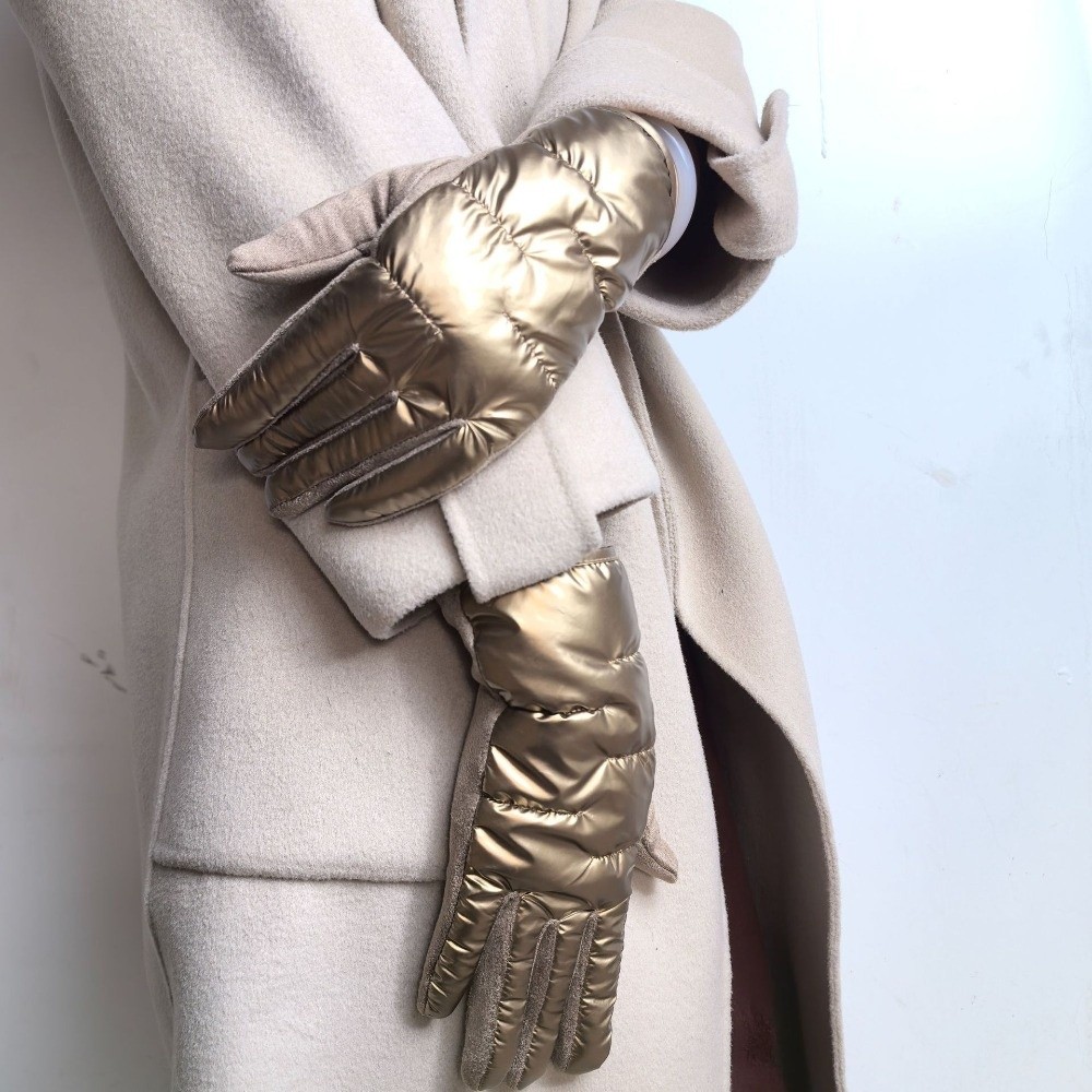 Waterproof Cycling Commute - Waterproof Suede Down Cloth Driving Gloves