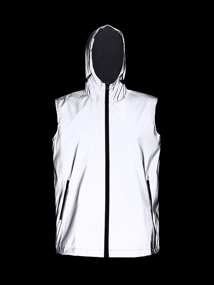 Reflective Vest Cycling - Spring Summer Thin Men's Reflective Hooded