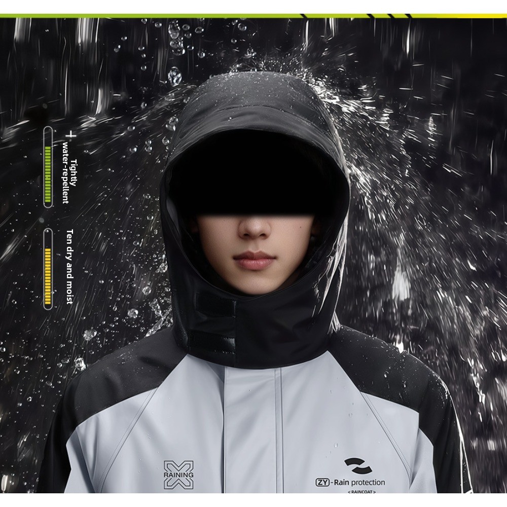 Two Piece Motorcycle Rain Suit - Cycling Rain Jacket Commute recension och pris