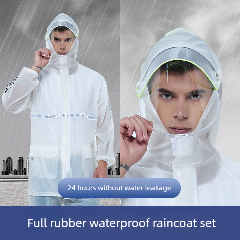 Reflective Two Piece Motorcycl - Cycling Rain Jacket Commute recension och pris