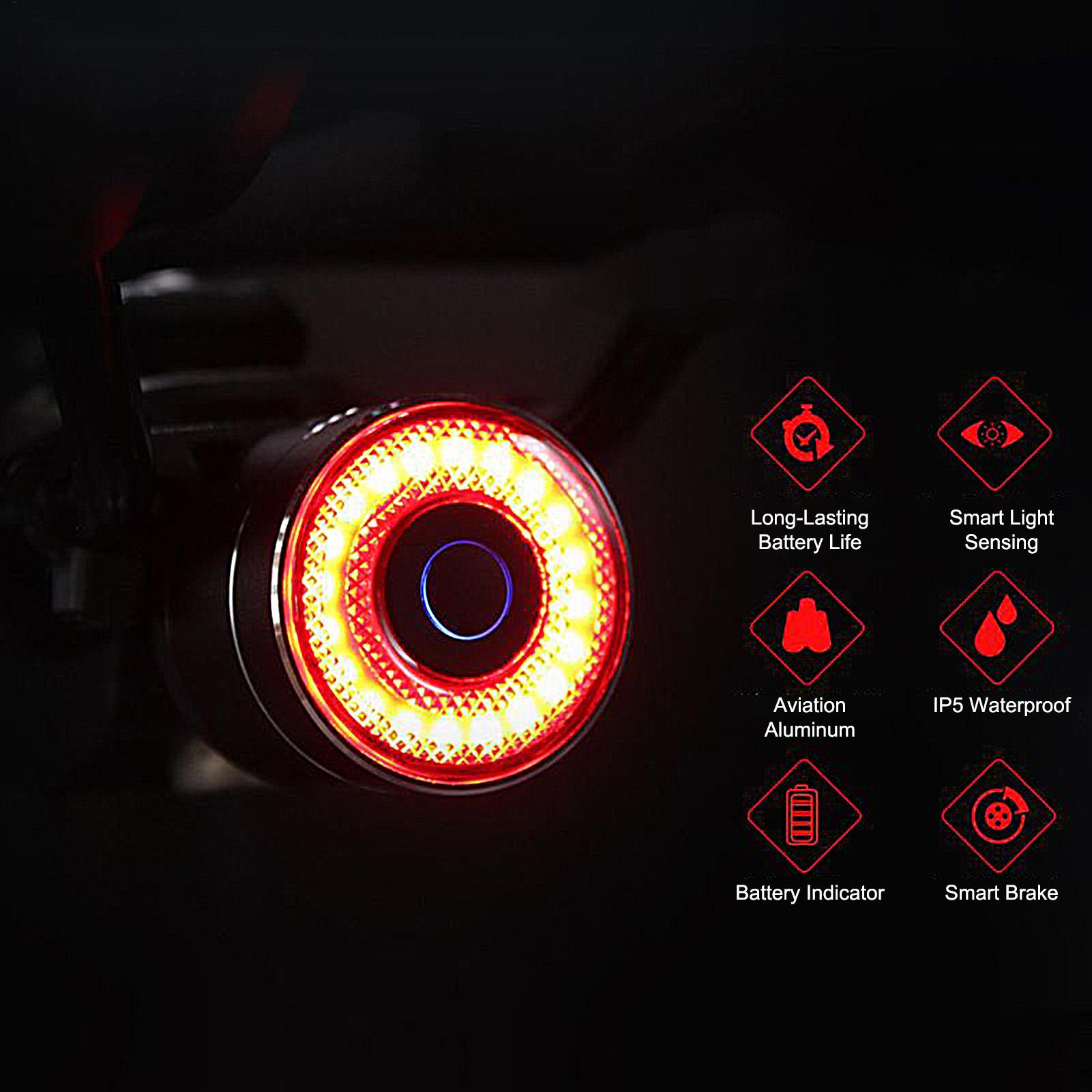 Bicycle Brake Light Smart Bike - Commuter Cycling recension och pris