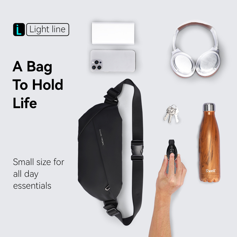 MARK RYDEN Men Crossbody Sling - Waterproof Cycling Commute recension och pris