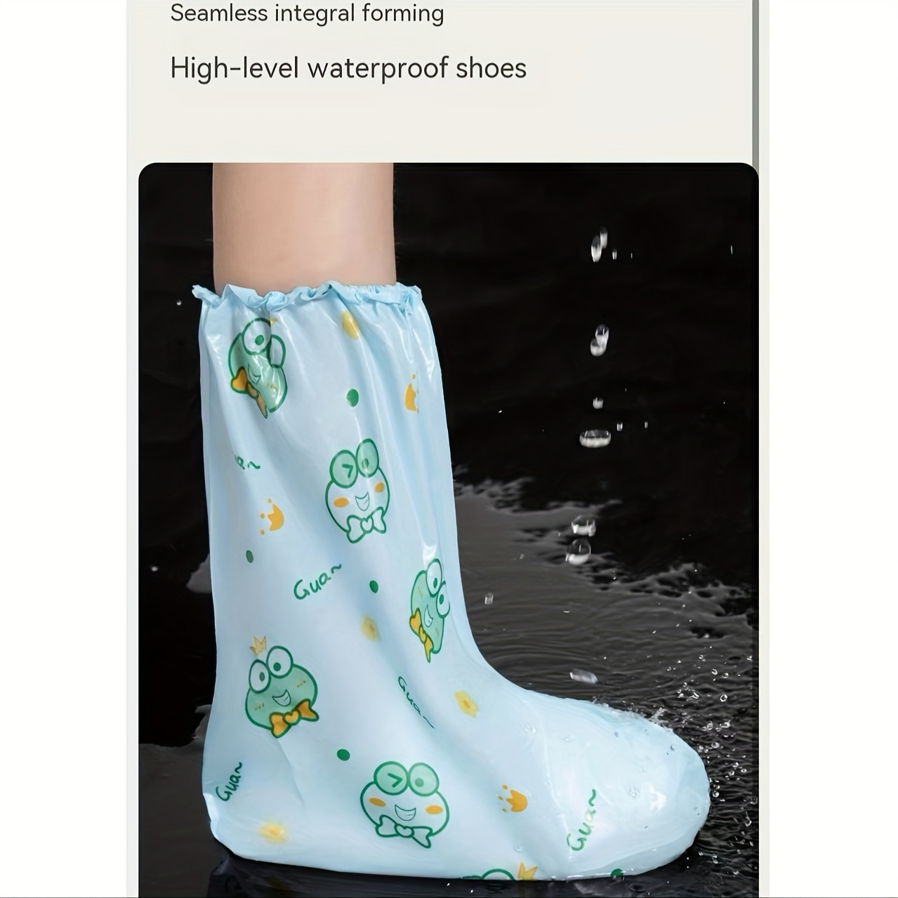 10pc Frog Cartoon Shoe Covers  - Cycling Shoes For Commute recension och pris