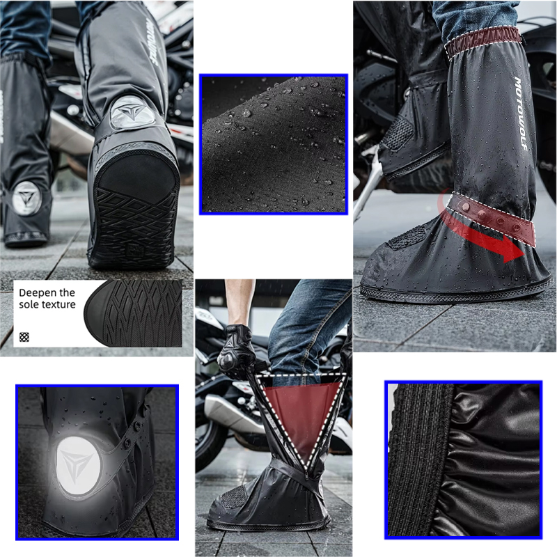 Outdoor commuting Tube Rain Sh - Cycling Shoes For Commute recension och pris