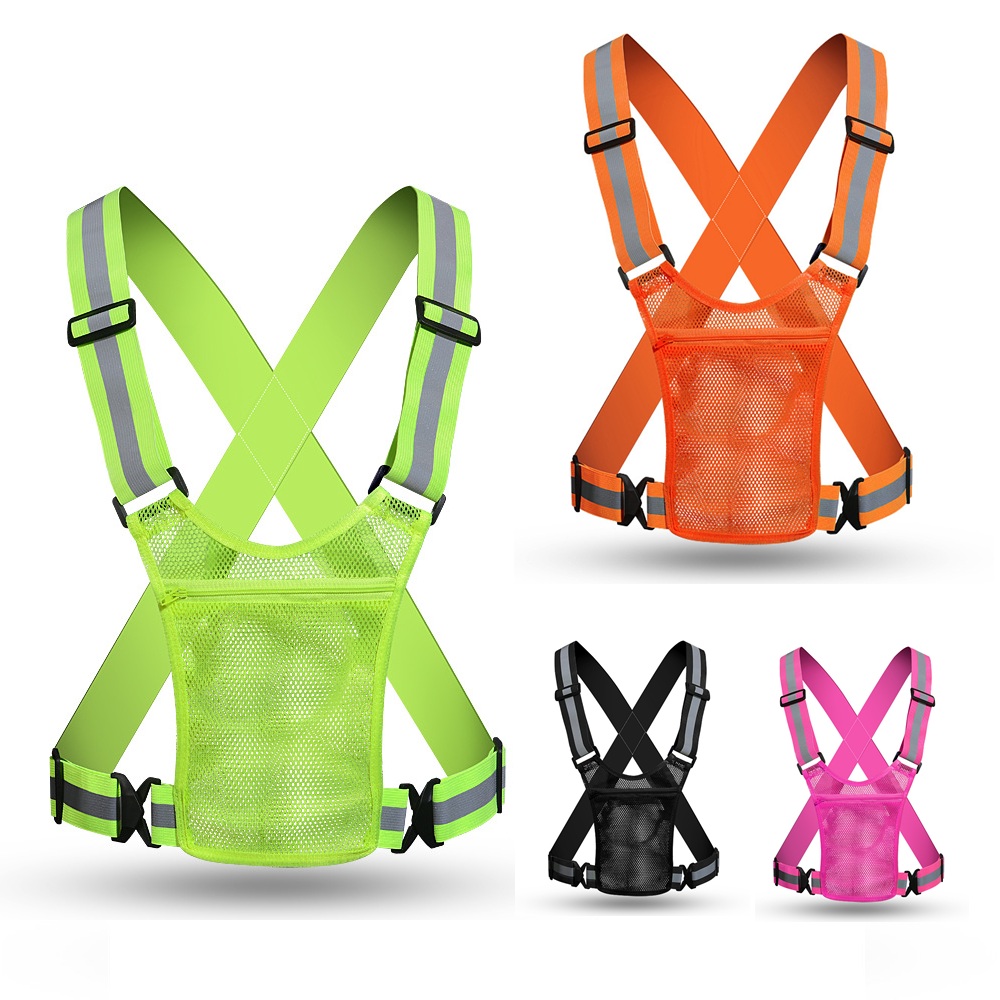 4 Colors Unisex Light High Vis - Reflective Vest Cycling recension och pris