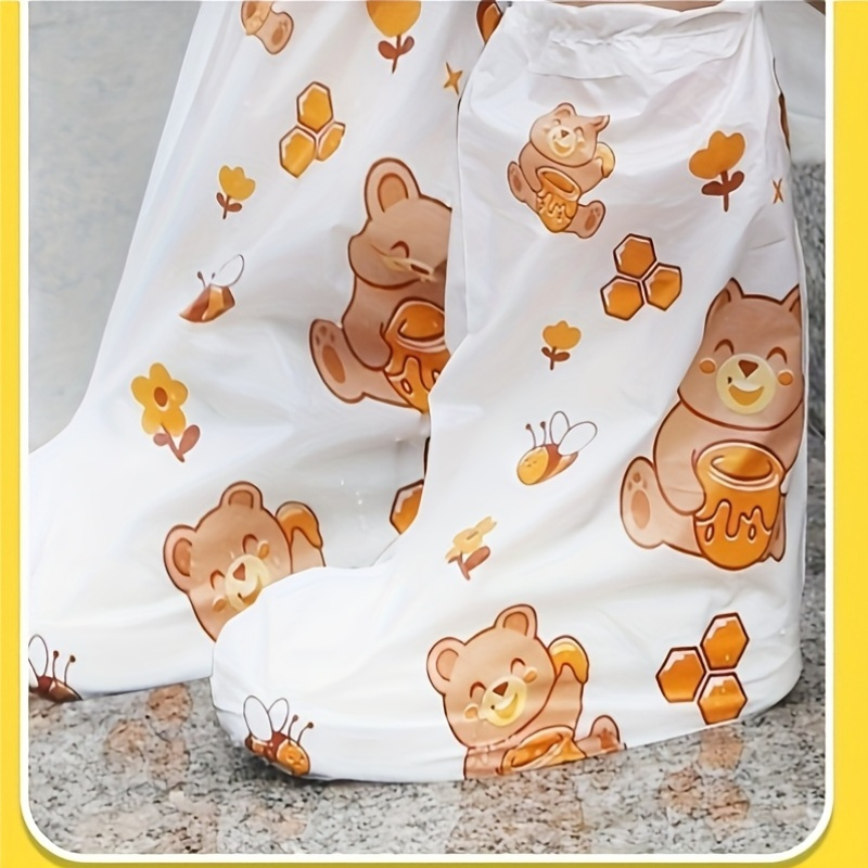 10pc Bear Cartoon Printed Shoe - Cycling Shoes For Commute recension och pris