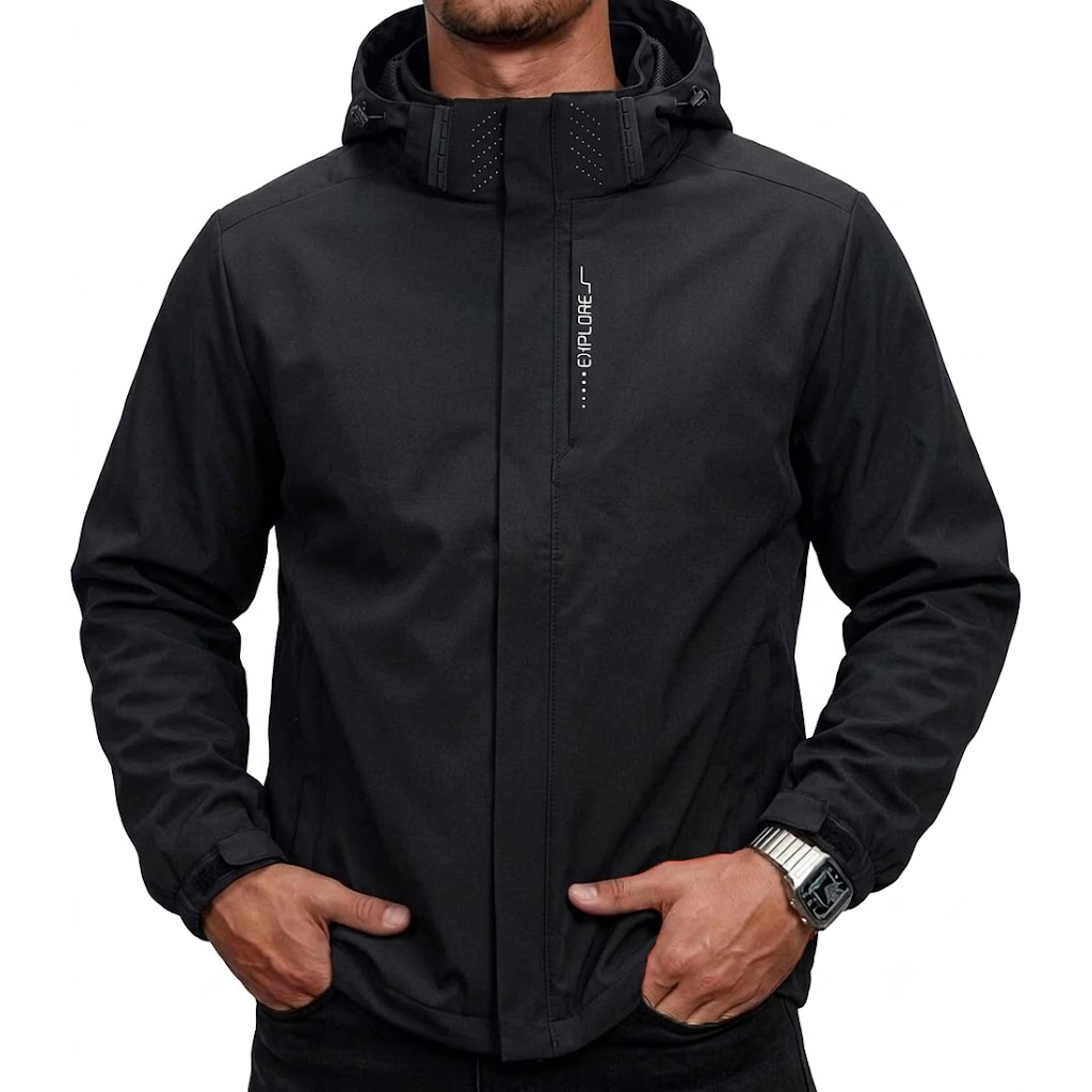 Mens Waterproof Tactical Windb - Cycling Rain Jacket Commute recension och pris