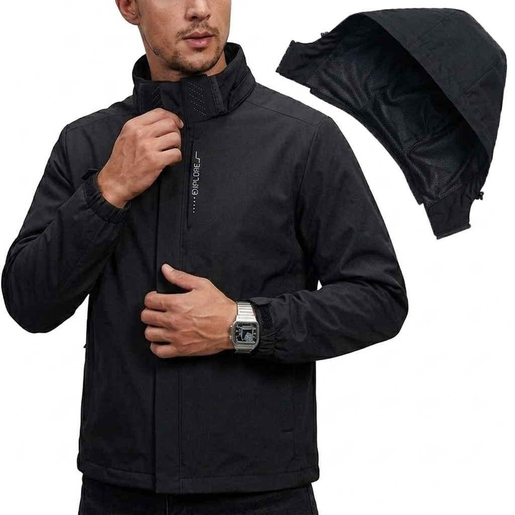 Mens Waterproof Tactical Windb - Cycling Rain Jacket Commute recension och pris