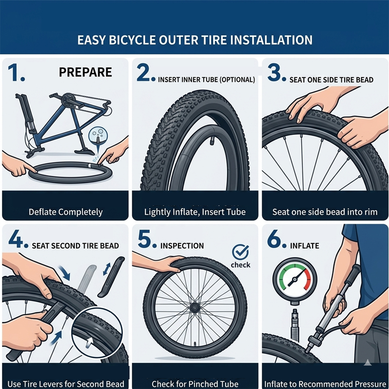 2pcs Bicycle Tires 24 26 28 X  - Cycling In City recension och pris