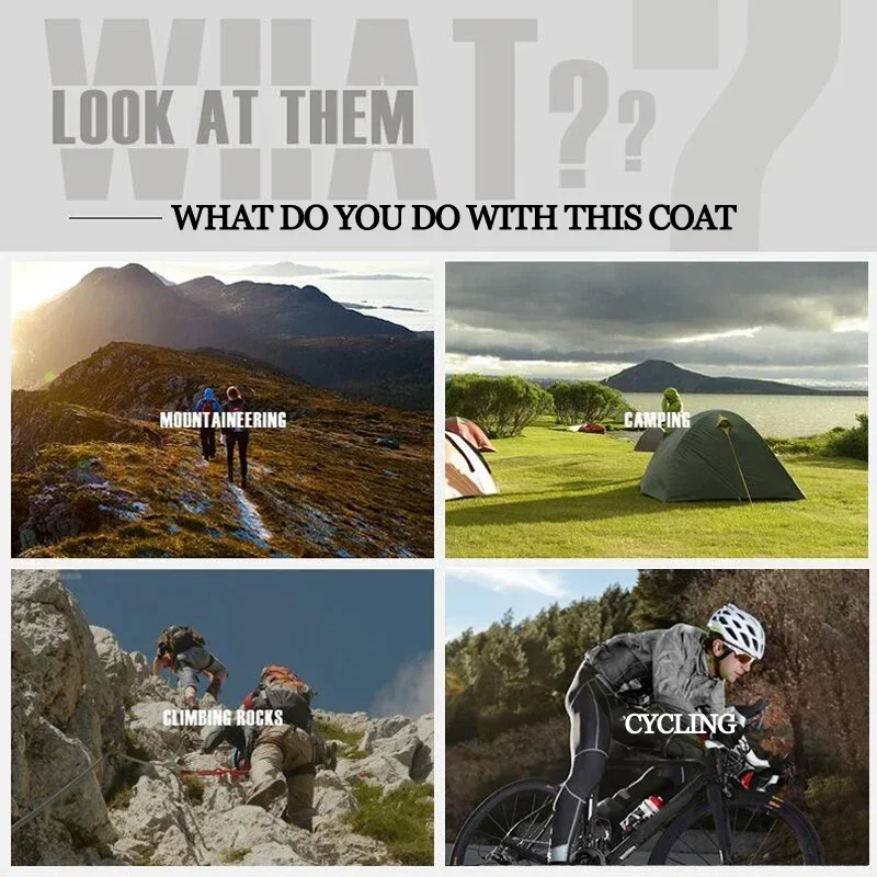 X-TIGER Skin Hiking Jacket Men - Cycling Rain Jacket Commute recension och pris