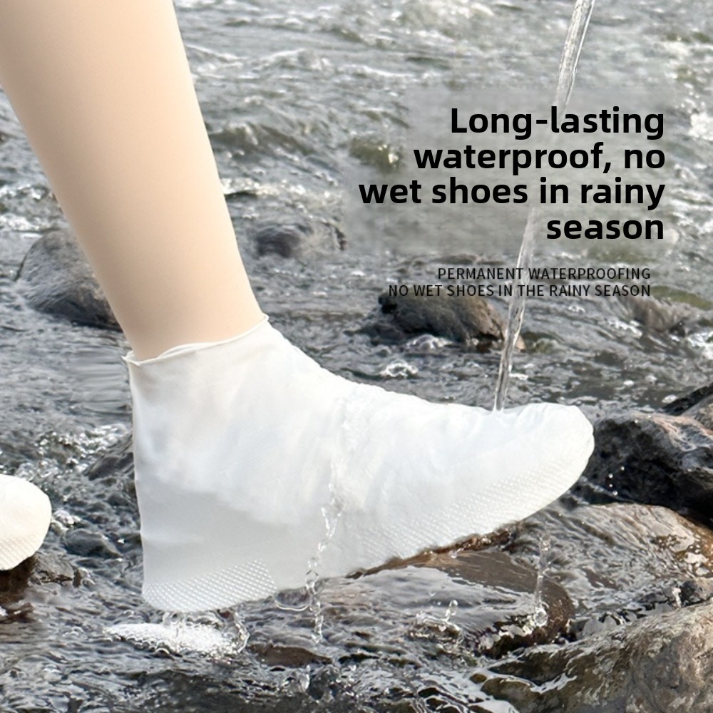 Thick Silicone Rain Boot Cover - Waterproof Cycling Commute recension och pris
