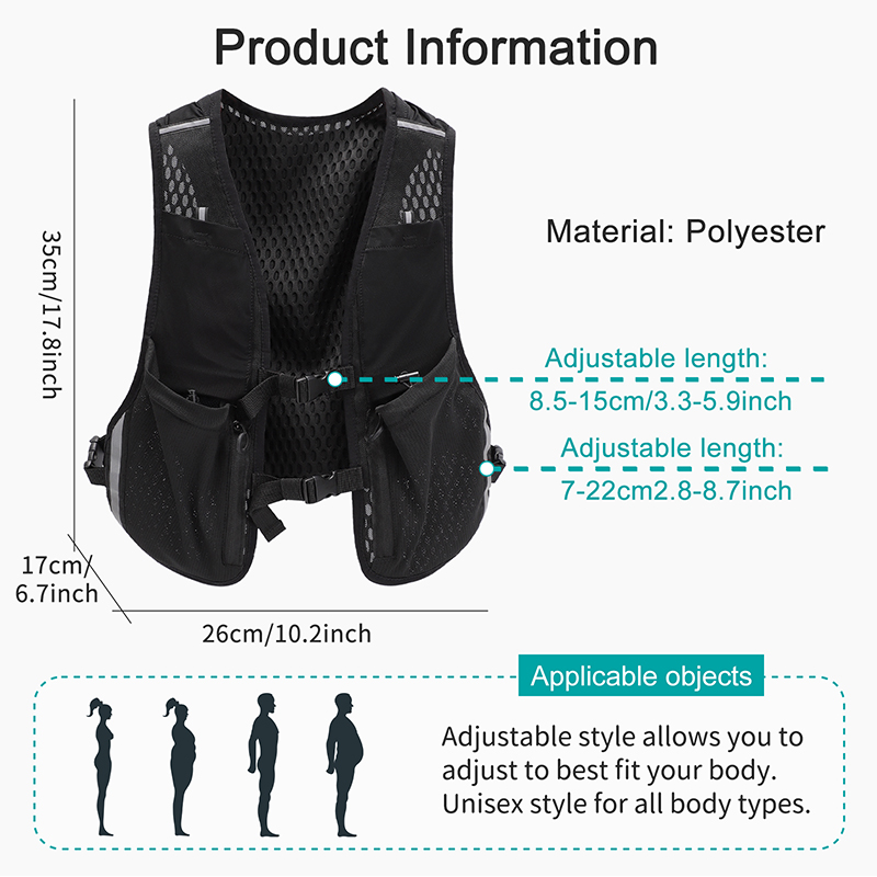 TINYAT Reflective Multi-functi - Reflective Vest Cycling recension och pris