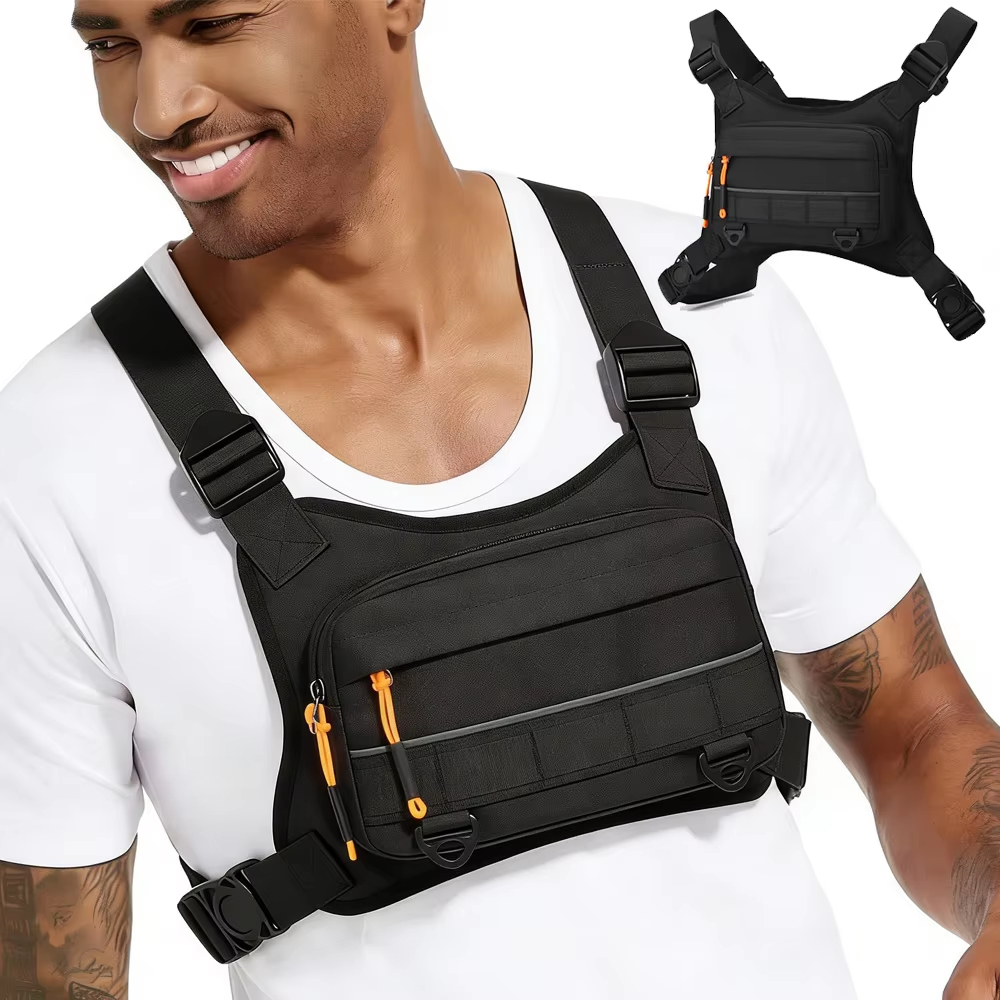 Cycling Front Chest Vest Tacti - Reflective Vest Cycling recension och pris