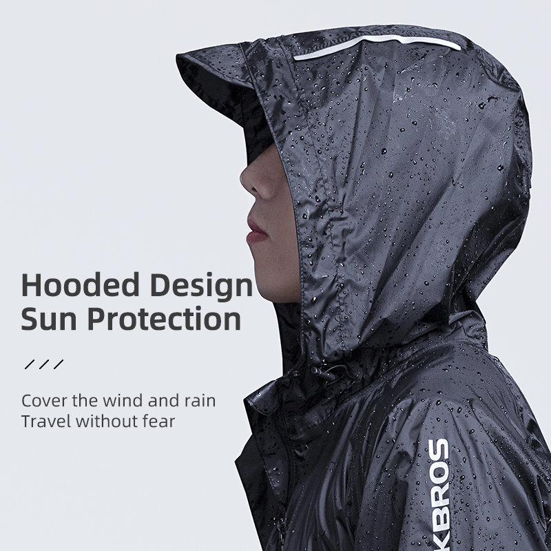 ROCKBROS Waterproof Cycling Ra - Cycling Rain Jacket Commute recension och pris