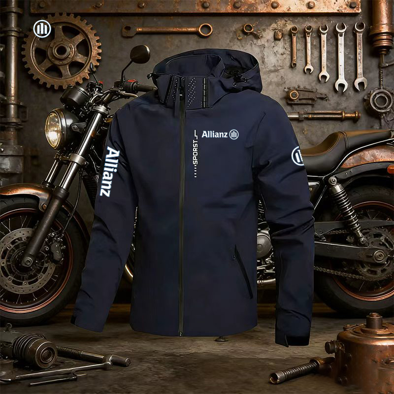 2026 Allianz Logo Men's Outdoo - Cycling Rain Jacket Commute recension och pris